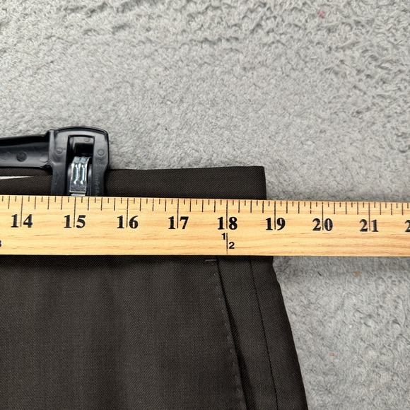 Banana Republic Marzotto Tessuto Wool Pants Dress Mens 35X32 Brown Tailored‎ Fit - Picture 5 of 8